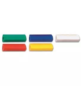 5-Pieces PVC Free Eraser Cap, Assorted Colours